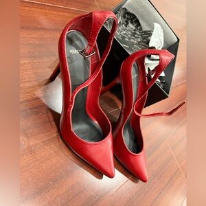 Marciano Scarlet High Heels worn once!